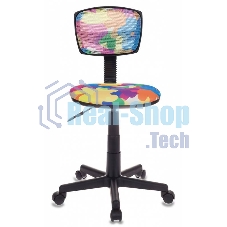 Кресло детское Бюрократ CH-299/ABSTRACT спинка сетка мультиколор сиденье мультиколор абстракция