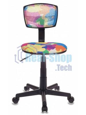 Кресло детское Бюрократ CH-299/ABSTRACT спинка сетка мультиколор сиденье мультиколор абстракция