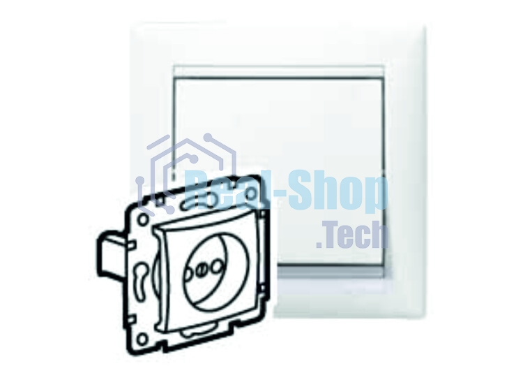Розетка Legrand 774416 Valena без заземления (белый)