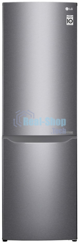 Холодильник LG GA-B419SDJL серый двухкамерный 223/79л морозилка снизу, No Frost