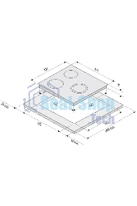 Варочная панель электрическая Krona FIDATO 45 BL