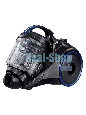 Пылесос Samsung VC15K4136HB/EV черный/синий, 390/1500 Вт, уборка сухая, пылесборник контейнер 1.3 л