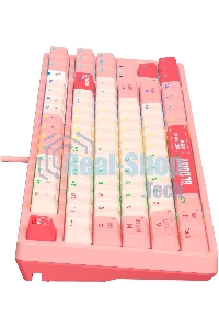 Клавиатура проводная A4Tech Bloody S87 Energy (S87 USB ENERGY PINK) USB розовый
