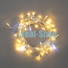 Гирлянда Neon-night Нить 20м, с эффектом мерцания, прозрачный провод, IP44, 230В, диоды ТЕПЛЫЕ БЕЛЫЕ, 150 LED