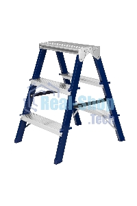 Стремянка двусторонняя Сибртех 3ст стальная