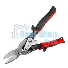 Ножницы Matrix по металлу, 250 мм, прямой рез,сталь CRMO,двухкомпонентные рукоятки, PRO