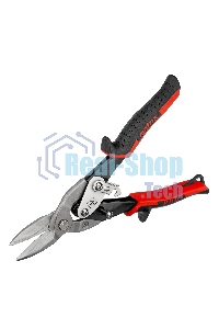 Ножницы Matrix по металлу, 250 мм, прямой рез,сталь CRMO,двухкомпонентные рукоятки, PRO