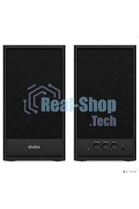 Акустическая система Sven SPS-702 2.0 черный 40Вт