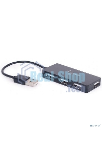 USB-концентратор USB 2.0 Gembird UHB-U2P4-03, 4 порта, блистер