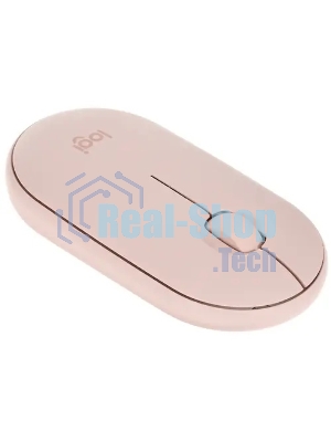 Мышь беспроводная Logitech Pebble M350 розовый, 1000 dpi, радиоканал, Bluetooth, USB, кнопки - 3