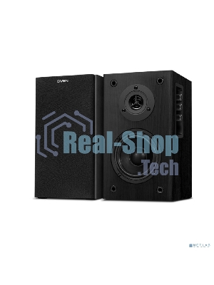 Акустическая система SVEN SPS-614 2.0 (2x20W, Bluetooth, дерево, black)