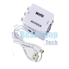 Переходник с AV (тюльпаны) на VGA