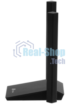 Адаптер TP-Link AC1300Mbps Dual-band High-Gain wireless USB adapter, 867Mbps at 5G and 400Mbps at 2.4G, two high gain antennas, USB 3.0, USB extension cable, support wave 2 MU-MIMO, full compatible with Windows and macOS.