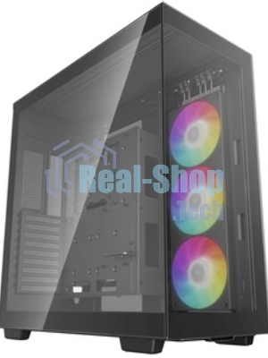Компьютерный корпус Deepcool CH780 черный (ATX, без БП, ARGb, 4xUSB3.2 Type-A + USB3.2 Type-C) (R-CH780-BKADE41-G-1) MidiTower