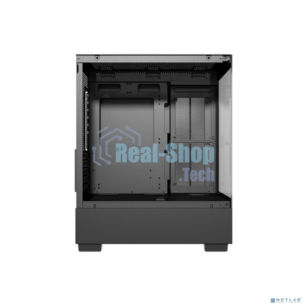 Компьютерный корпус Powercase Vision Micro, Black, Tempered Glass, 4х 120мм 5-color fan, черный, mATX (CVBM-L4)