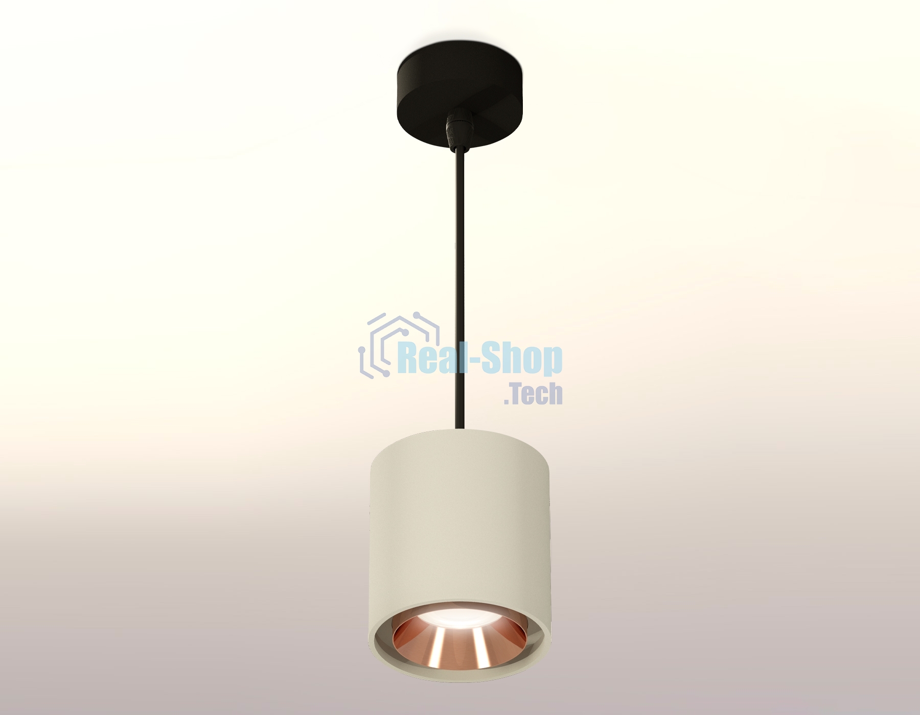 Светильник Ambrella Light XP7724001 SGR/SBK/PPG серый песок/черный песок/золото розовое полированное MR16 GU5.3