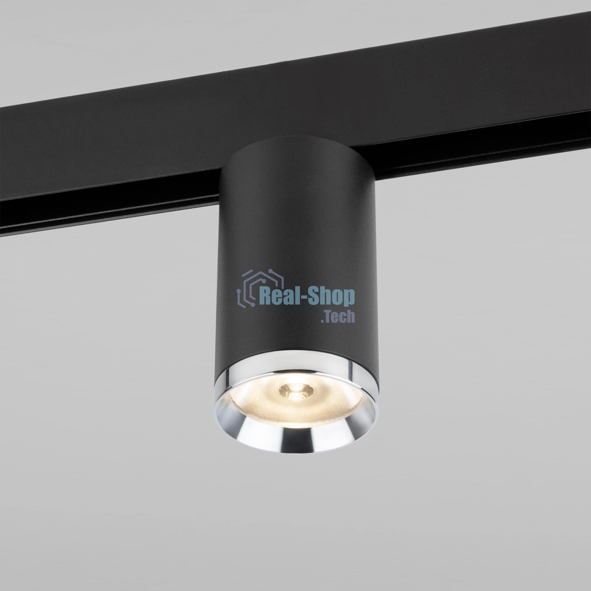 Трековый светильник Slim Magnetic R06 10W 4200K Ringe (черный/серебро) 85506/01