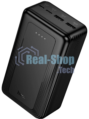 Внешний аккумулятор 30000mAh 2USB+1Type-C+1micro USB 2.0A Hoco J165B (Black)