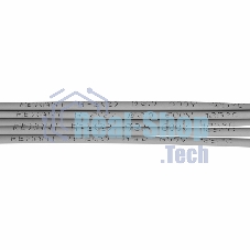 Термоусадочная трубка Rexant 3,0/1,5 мм, серая, упаковка 50 шт. по 1 м