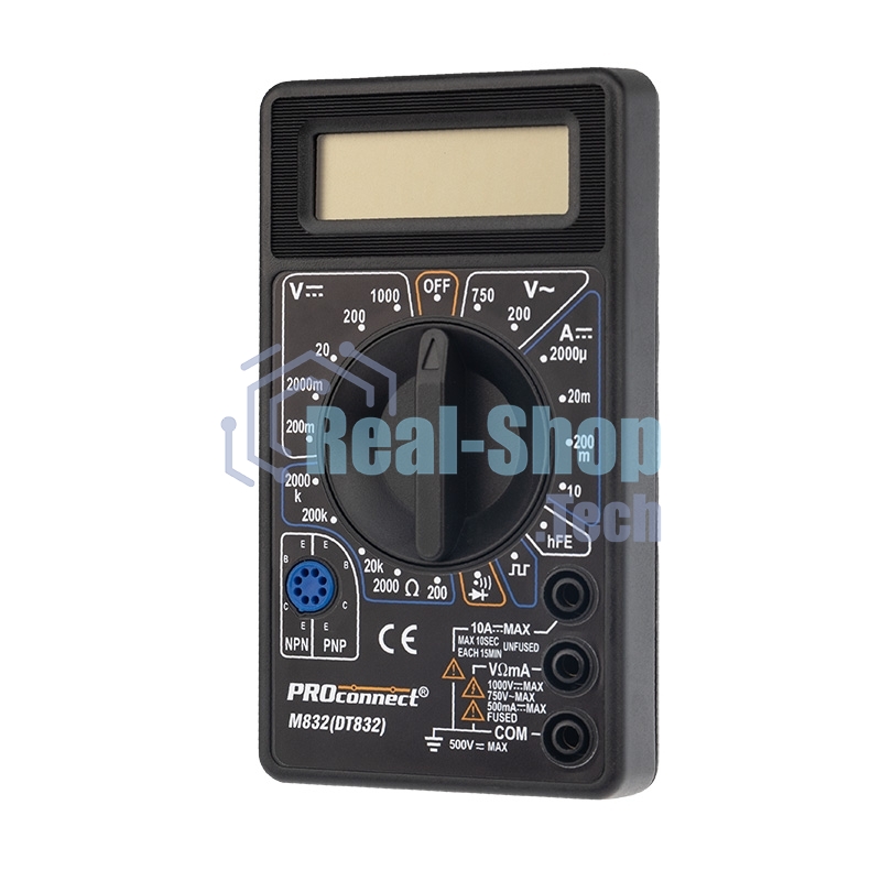 Портативный мультиметр M832 (DT832) PROconnect