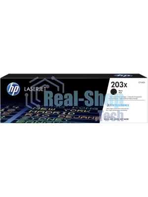 Картридж лазерный HP CF540X (HP 203X) черный для HP LaserJet M254/M280/M281 3200 страниц.