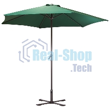 Зонт садовый Ecos GU-03 (зеленый) с крестообразным основанием