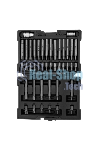 Набор бит HEX, TORX, SPLINE, шестигранный хвостовик 3/8