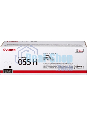 Картридж лазерный Canon 055 H BK (3020C002) черный (7600 стр.) для Canon i-SENSYS серий MF740, LBP660