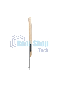 Лопата саперная Сибртех из нержавеющей стали, деревянный черенок