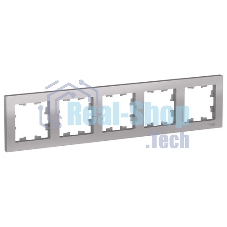 Рамка 5-м ATLAS DESIGN универс. алюм. SchE ATN000305