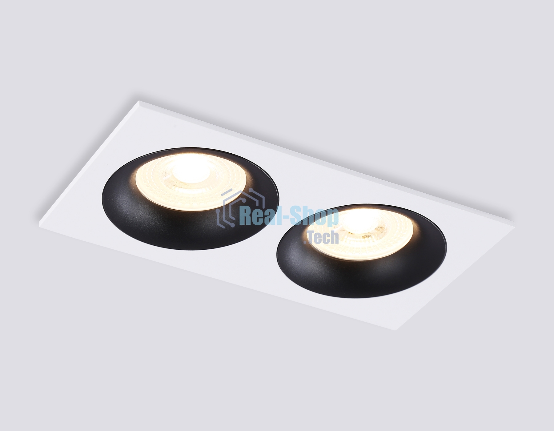 Светильник встраиваемый Ambrella light TN102732/2 WH/BK белый/черный GU5.3 175*92*23
