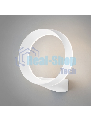 1710 TECHNO LED / Светильник садово-парковый со светодиодами Ring белый