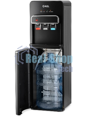 Кулер для воды AEL LC-AEL-804a нижняя загрузка, нагрев 90 °С, охлаждение 10 °С, черный