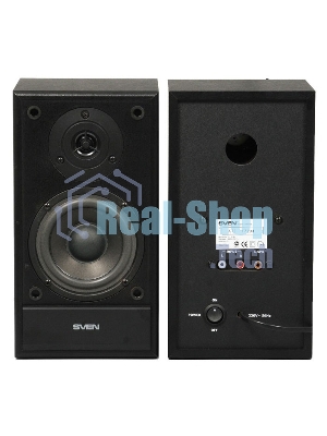 Акустическая система Sven SPS-702 2.0 черный 40Вт