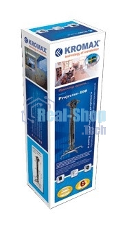 Крепление потолочное Kromax PROJECTOR-100 серый для проектора, 3 ст свободы, наклон 30°, вращение на 360°, от потолка 470-670 мм, нагрузка до 20 кг