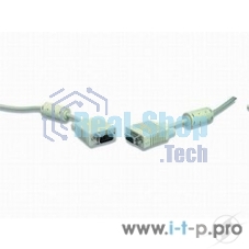 Кабель Gembird/Cablexpert CC-PPVGA-15m,Кабель VGA Premium,15M/15M,15м, тройн. экран,феррит. кольца,пакет