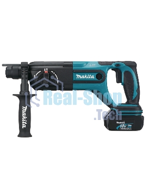 Перфоратор Makita DHR241RFE Перфоратор ак ,SDS+, 18В,2 х 3А ч Li-ion,3реж,1.9Дж,0-4000у\м,3.5кг,чем,подсв,совмест с 4 А ч Li-ion