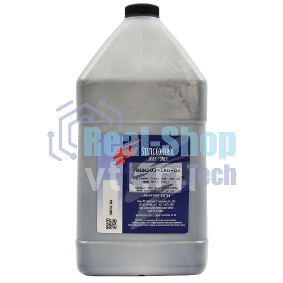 Тонер Static Control TRHM203-1KG-OS черный флакон 1000гр. для принтера HP LJ 203/227