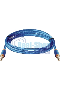 Кабель аудио Defender 3.5мм 1.2M Jack M- Jack Mсиний