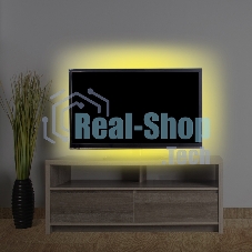 Лента светодиодная с USB коннектором 5 В, 8 мм, IP65, SMD 2835, 60 LED/m, цвет свечения желтый