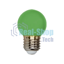 Лампа светодиодная Neon-night d-45 3 LED 1Вт шар E27 25лм 220В зеленый