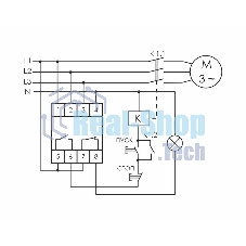 Реле контроля фаз CZF-BR (3х400/230+N 8А 1перекл. IP20 монтаж на DIN-рейке) F&F EA04.001.003