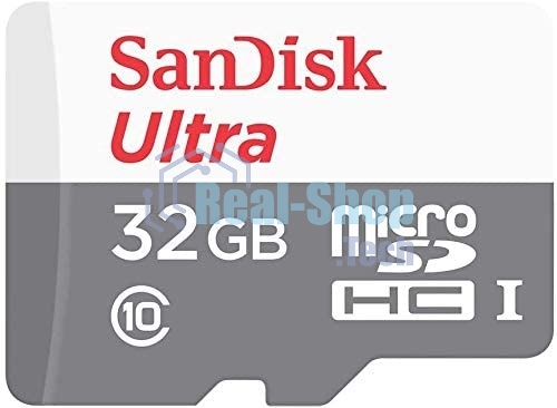 Флеш карта microSD 32Gb SanDisk microSDHC Class 10 Ultra UHS-I 100MB/s