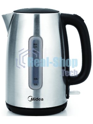Чайник электрический Midea MK-8028 1.7л. 2200Вт серебристый (корпус: нержавеющая сталь)