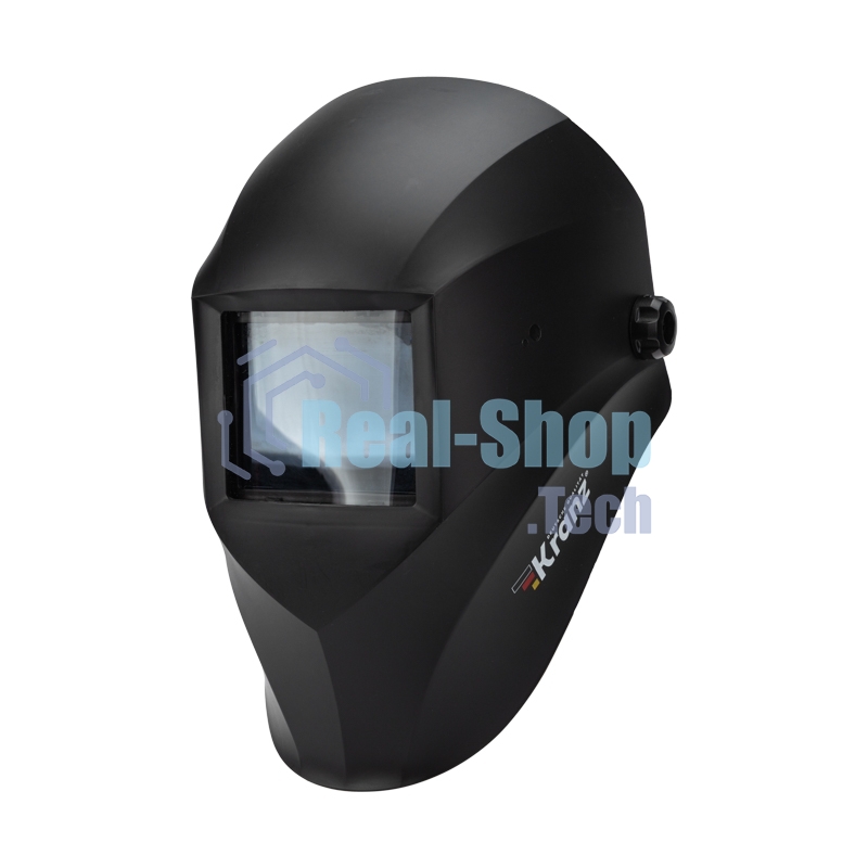 Маска сварщика Kranz с черным минеральным стеклом DIN 9