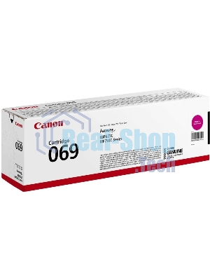 Картридж лазерный Canon 069M (5092C002) пурпурный (1900 стр.) для Canon MF752Cdw/754Cdw, LBP673Cdw