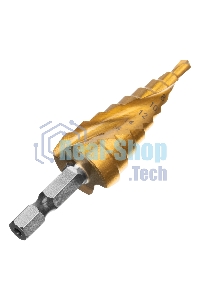 Сверло ступенчатое Matrix, 4-6-8-10-12-14-16-18-20 мм, HSS, спиральный проф., шестигр. хвостовик