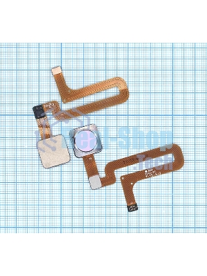 Шлейф со сканером отпечатка пальца для Xiaomi Mi 4S фиолетовый