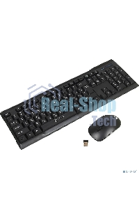 Комплект беспроводной клавиатура + мышь Oklick 230M черный 2.4ГГц Nano Receiver USB