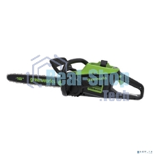 Цепная пила аккумуляторная GreenWorks GD60CS25, 60V, 40 см, бесщеточная, 2500 Вт, без АКБ и ЗУ (2008907)